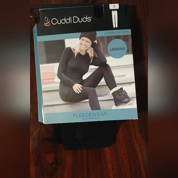 Black Fleece Leggings - Picture 2 of 11